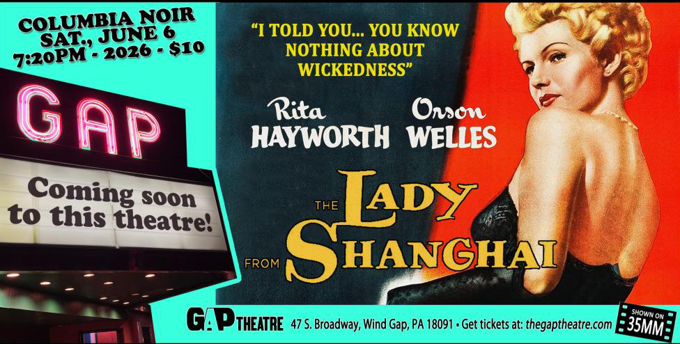 COLUMBIA NOIR: THE LADY FROM SHANGHAI (1947) in 35mm