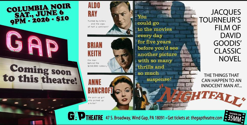 COLUMBIA NOIR: NIGHTFALL (1956) in 35mm