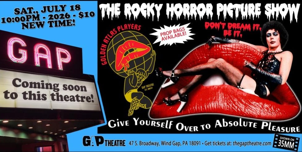 THE ROCKY HORROR PICTURE SHOW (1975) in 35mm w/ The Golden Atlas Players