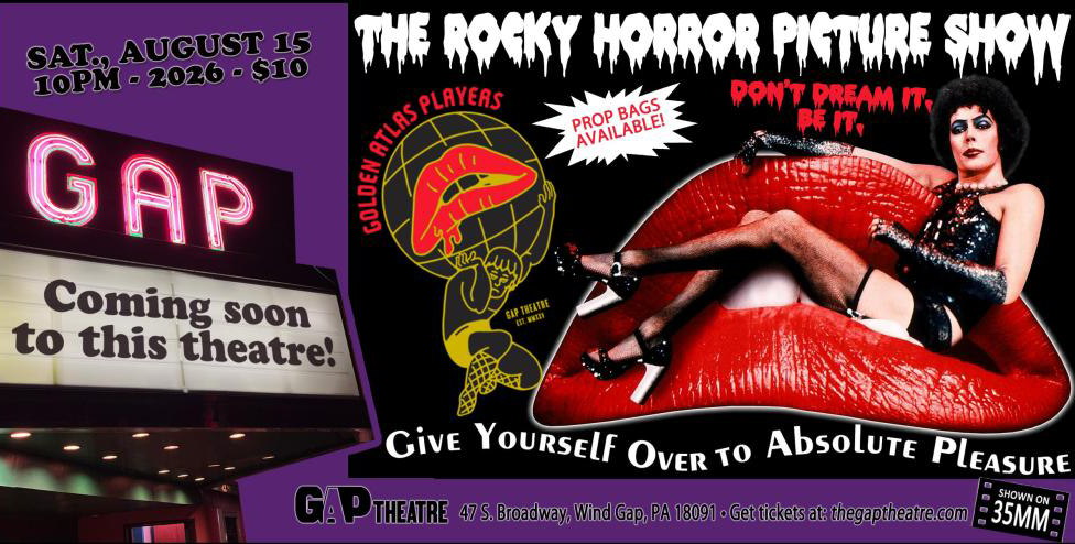 THE ROCKY HORROR PICTURE SHOW (1975) in 35mm w/ The Golden Atlas Players