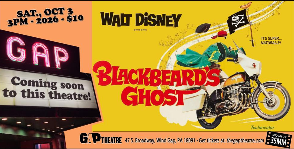 BLACKBEARD’S GHOST (1968) in 35mm
