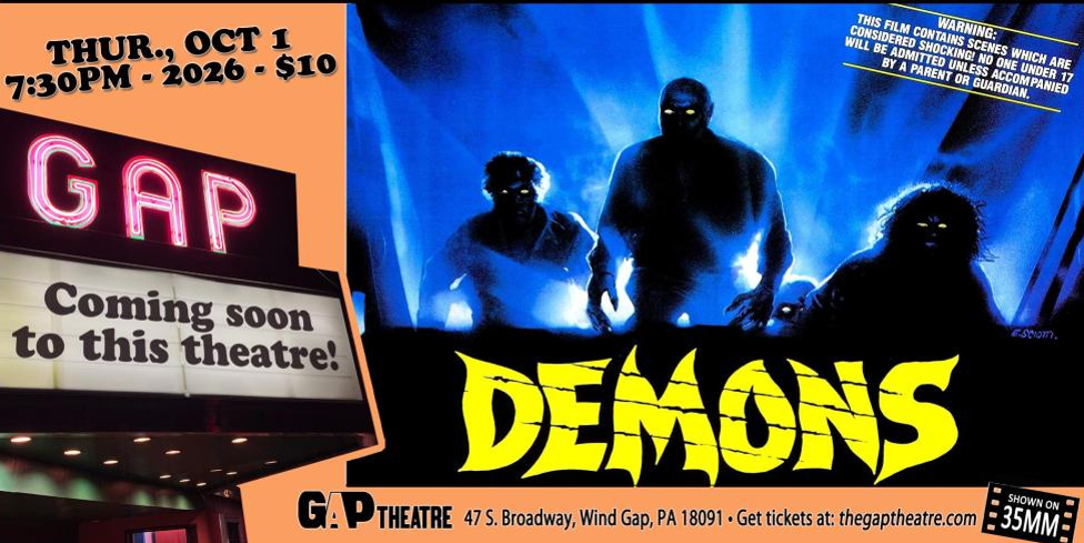 DEMONS (1985) in 35mm