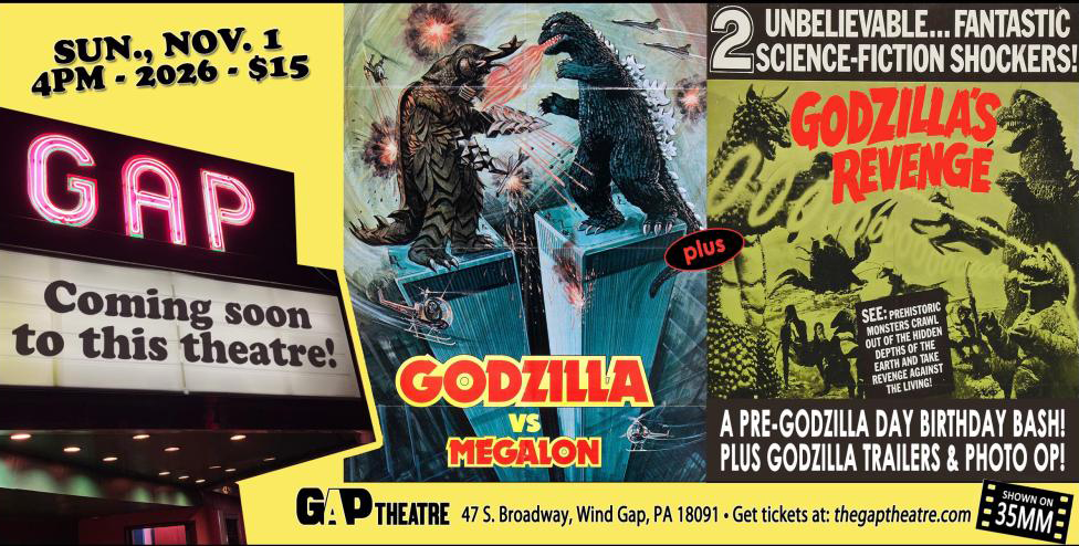 GODZILLA VS MEGALON (1973) / GODZILLA’S REVENGE (1969) Double-Bill in 35mm