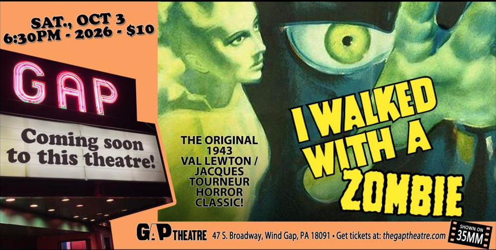 I WALKED WITH A ZOMBIE (1943) in 35mm