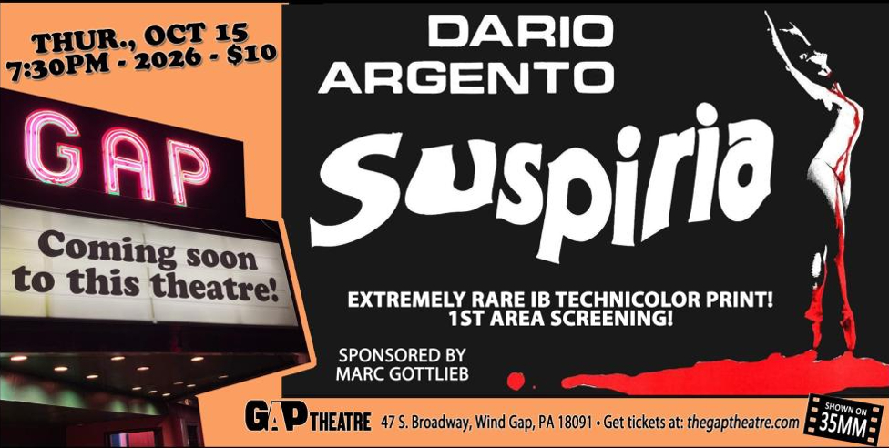 SUSPIRIA (1977) in 35mm