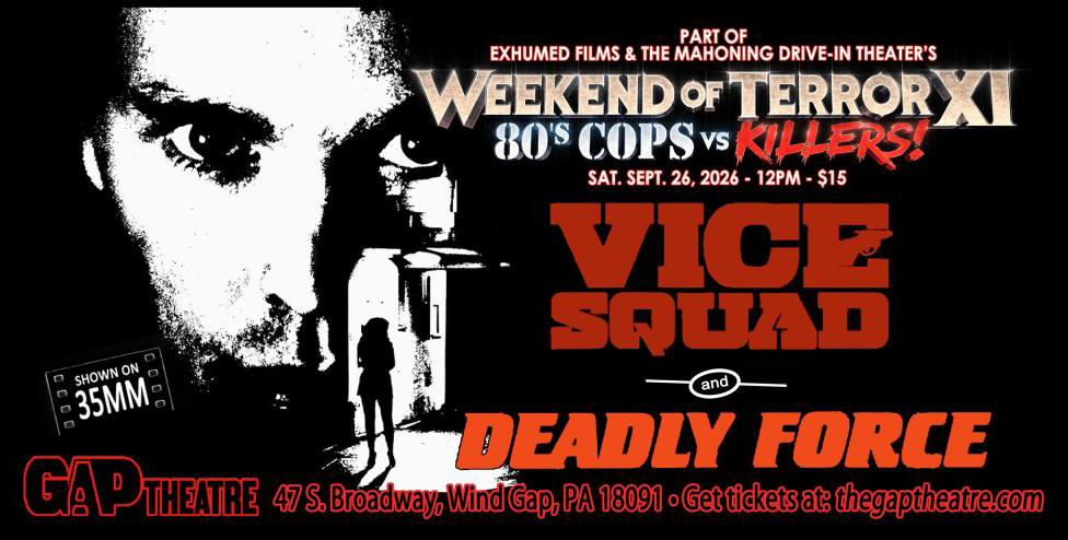 VICE SQUAD (1982) and DEADLY FORCE (1983) Double Feature in 35mm