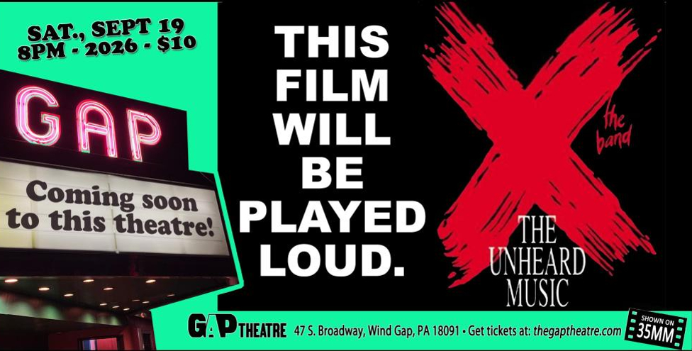 X - THE UNHEARD MUSIC (1986) in 35mm