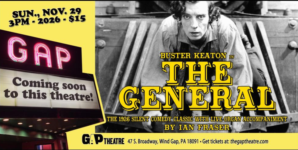 THE GENERAL (1926) with Live Organ Accompaniment by Ian Fraser